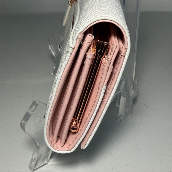 NWT Ted Baker Muscovy Bobble Matinee Textured Leather Wallet - Picture 5 of 10